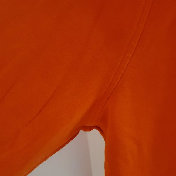 Lacoste Quarter-Zip Up with Vintage Collar Look Orange and Blue Size XL - Picture 8 of 15